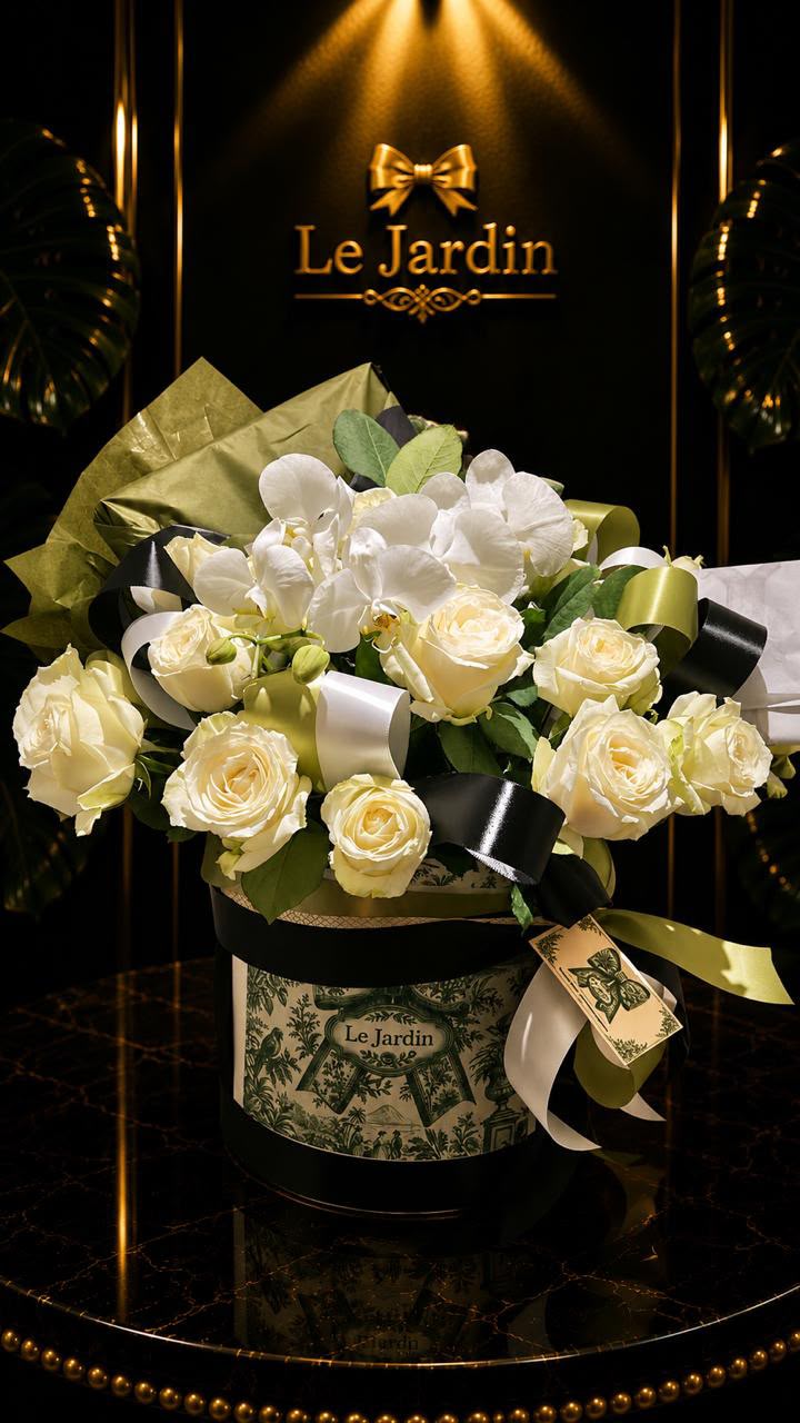 Box Rosas Brancas